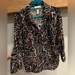 Joseph Ribkoff Abstract Print Top